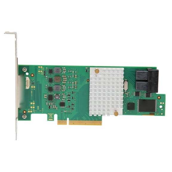 YAHHU LSI SAS3008 Array Card 8 Port 12Gb/s PCIE 3.0 Plug and Play SAS RAID Array Card for SATA Terminal Device (8.66 in / 22 cm)
