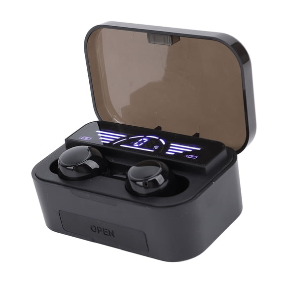 YAHHU Language Translator Earbuds, Support 144 Languages Translation, Bluetooth 5.4 Wireless Earphones for Music Playback, Phone Calls, with Charging Case, Touch Control, Black (4.33 inches)