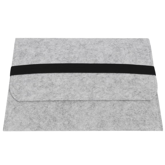 YAHHU Laptop Felt Sleeve Bag Protective Case Portable Carrying Cover for Notebook Computer Accessories Academic Everyday Work 12.3 inches / 31.3 cm Gray with Lockable Zipper Compartment