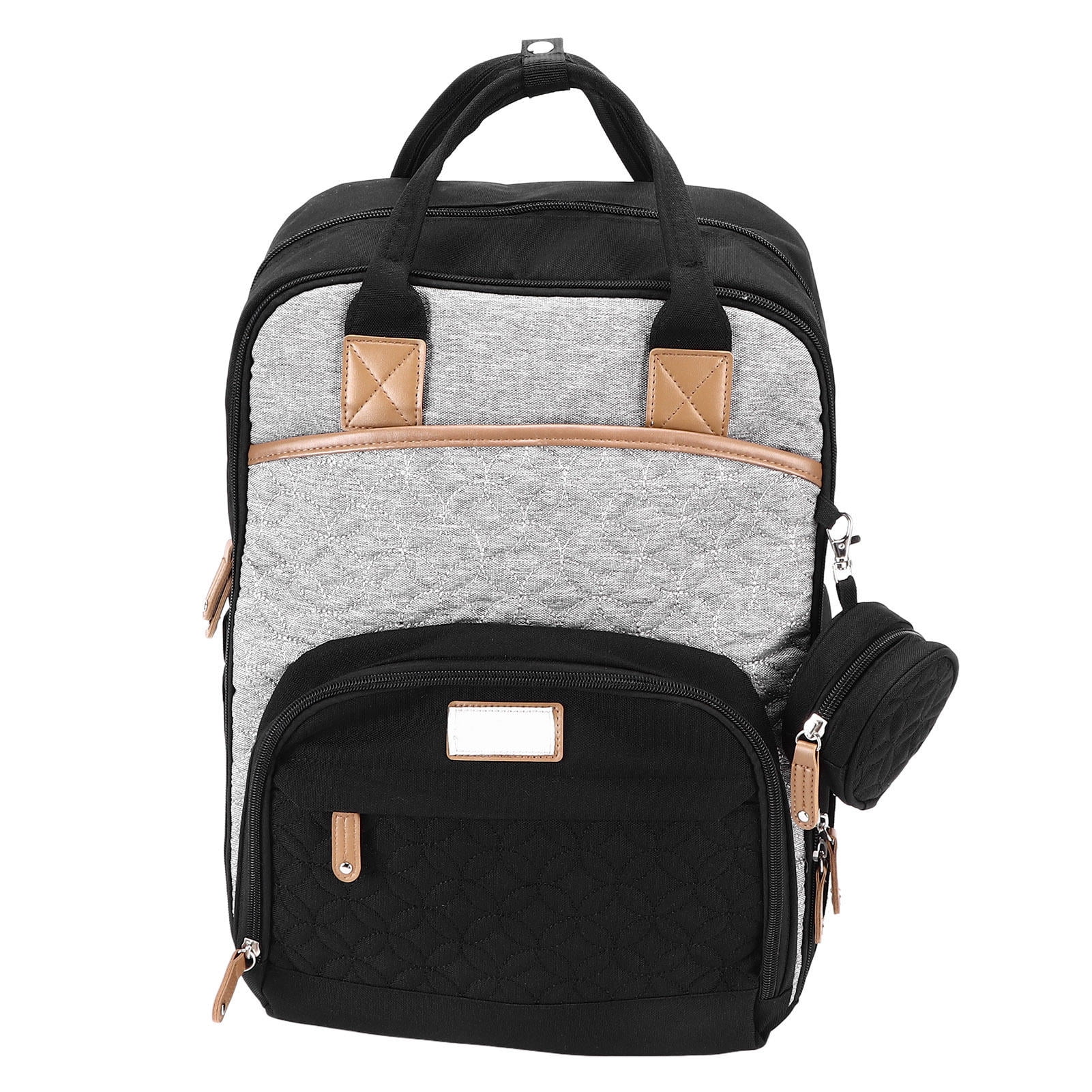 YAHHU Large Capacity Diaper Backpack – Ergonomic Design, 19 Pockets, Pacifier Strap, Stylish Travel Bag for Parents