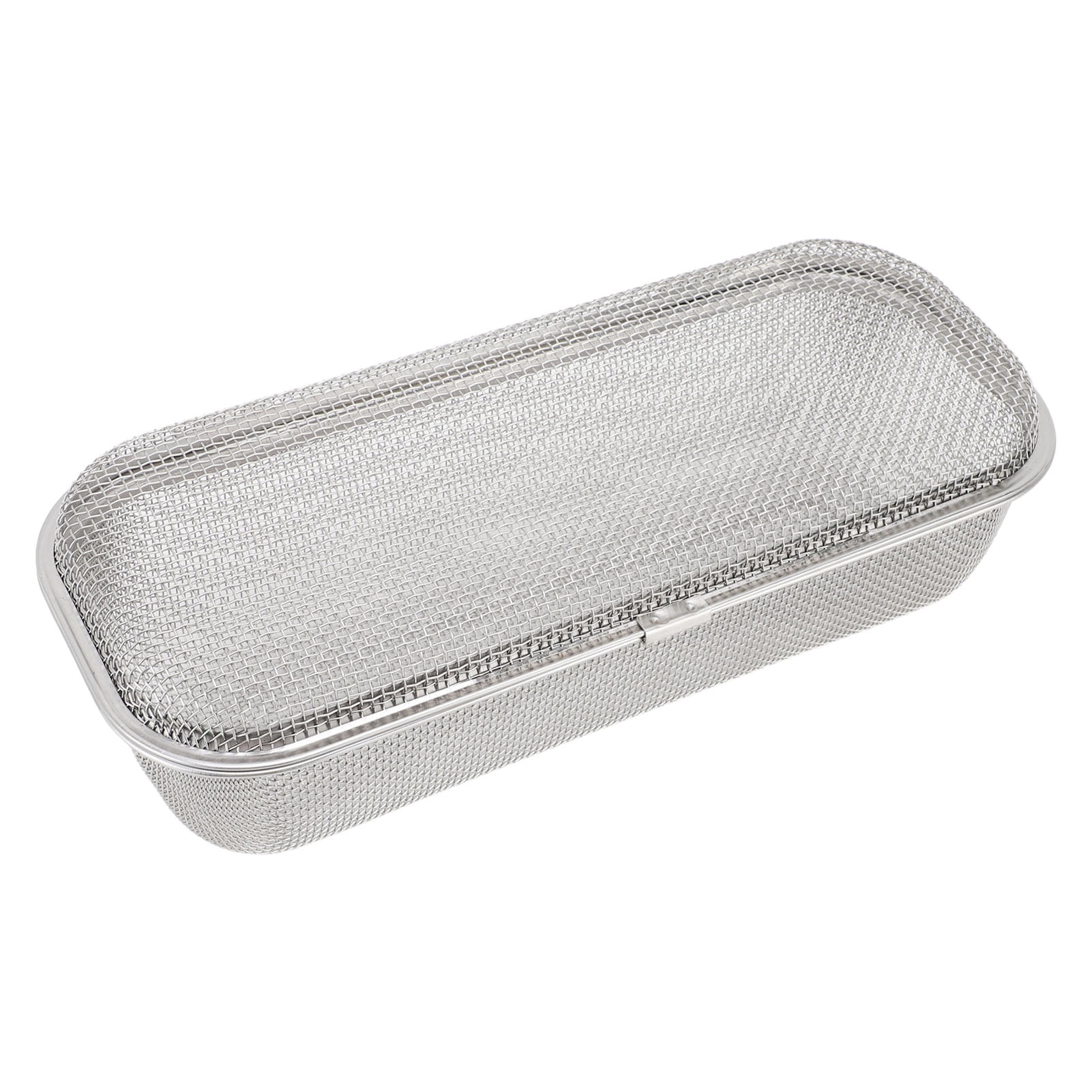 YAHHU Large Dishwasher Utensil Basket 304 Stainless Steel Rectangular Mesh Drain Silverware Holder for Chopsticks and Small Items 4.5x10.4x3.0 inches (11.5x26.5x7.5 cm) Kitchen Tool