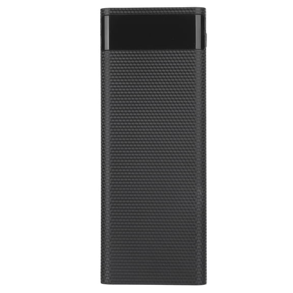 YAHHU Lightweight 8 x 18650 Battery Storage Box DIY Portable Power Bank Jacking Accessory Black (9.84 inches / 25 cm) - Installation Tool Bag Included