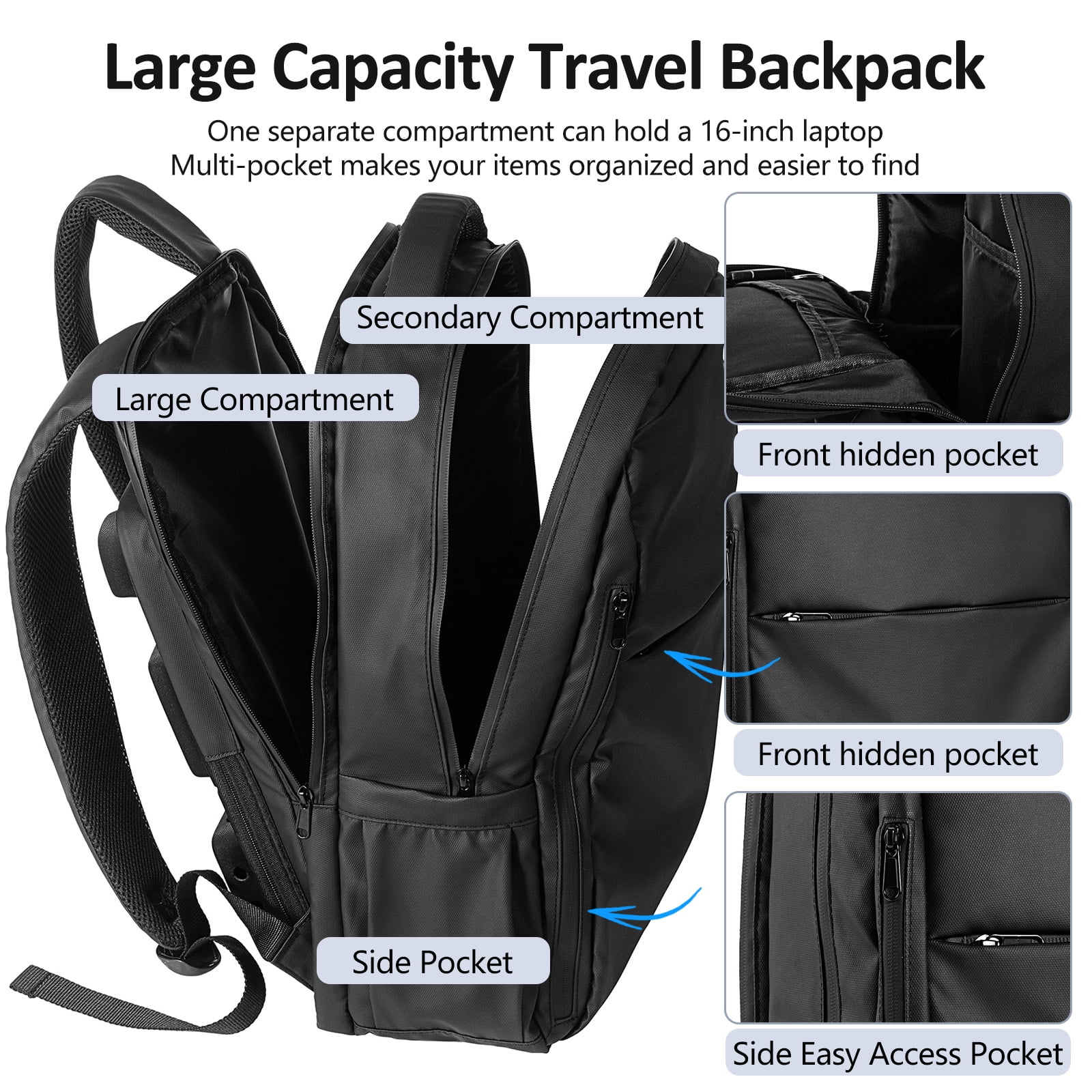 backpack laptop cooling OUTXE Cooler 22L Insulated Cooler Bag for 15.6" Lunch Backpack for Work Daily Backpacks One Laptop Lightweight Backpack Cooler - Always