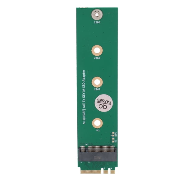 YAHHU M.2 NGFF A E to Key M SSD Adapter Converter, M.2 WiFi Interface A+E to NVMe SSD Transfer Board, High Performance Card for 2230 2242 2260 2280 M2 SSD (13x7x1 inches / 33.02x17.78x2.54 cm)