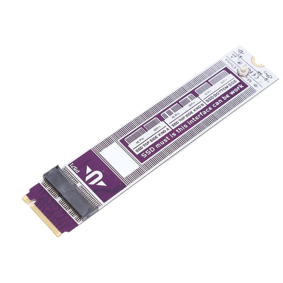 YAHHU M.2 NVME SSD to 12-Pin 16-Pin Adapter Card Module Upgrade for 2013-2017 Mac Air A1465 A1466 and Mac Pro A1398 A1502 5.12 Inches