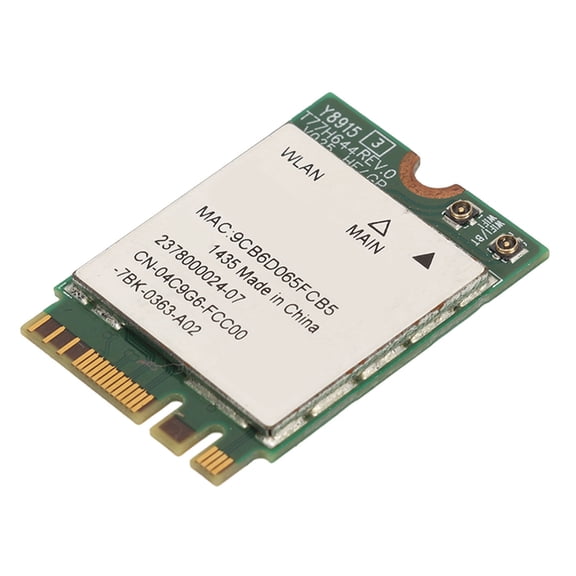 YAHHU M.2 WiFi Card for Killer 1435, 867Mbps 2.4G 5G Dual Band Bluetooth 4.1 Wireless Network Adapter Card, High-Speed Connectivity for Windows 7 8 10 Systems, 7x4x1 in / 17.8x10.2x2.5 cm[cite: 1]