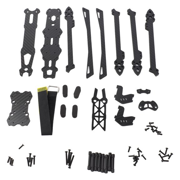 YAHHU MARK4 V2 8 Inch / 20.32 cm FPV Racing Drone Frame Kit, 367mm / 14.45 inches Easy to Assemble Carbon Fiber Quadcopter Freestyle Frame Kit for FPV RC Drones Replacement Parts
