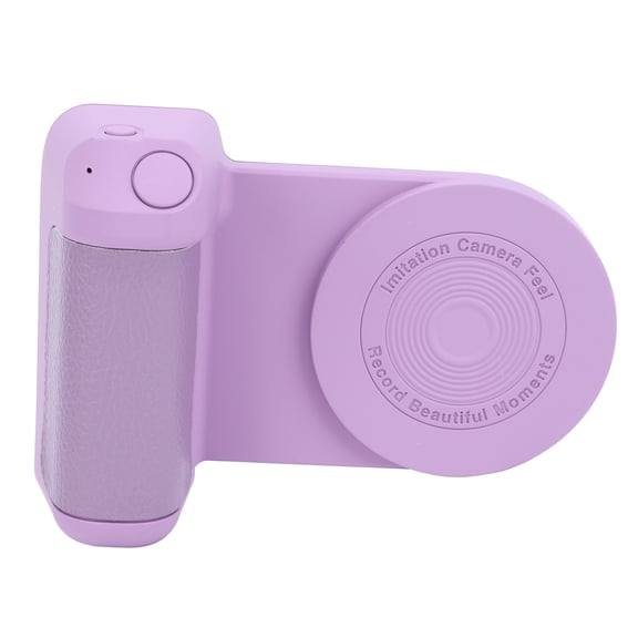 YAHHU Magnetic Camera Handle Bracket Smartphone Photo Holder Cordless Charging Stand 3300mAh, Purple (4.72 inches / 12 cm)