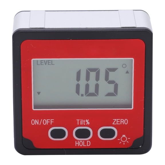 YAHHU Magnetic Digital Level Angle Meter Gauge Inclinometer Protractor Angle Finder for Woodworking Construction 3.54 inches / 9 cm