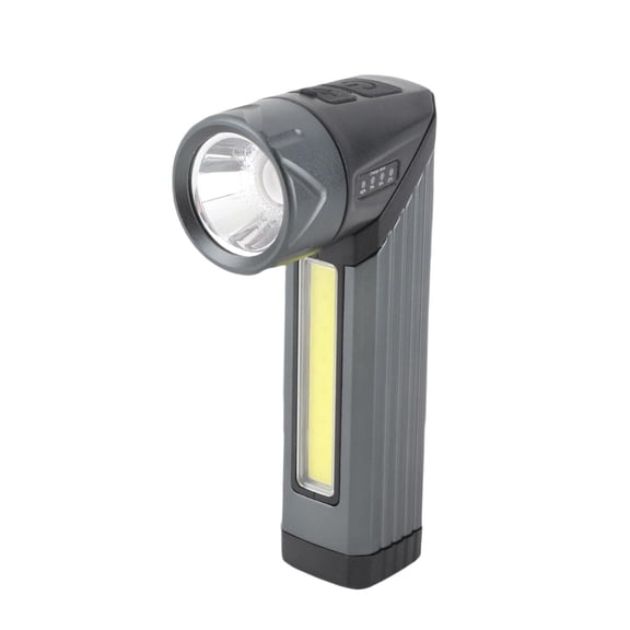 YAHHU Magnetic FoldFold LED Flashlight, 7Mode HighBrightness COB Work Light, Rotatable, Portable, IPX4, 500m Range