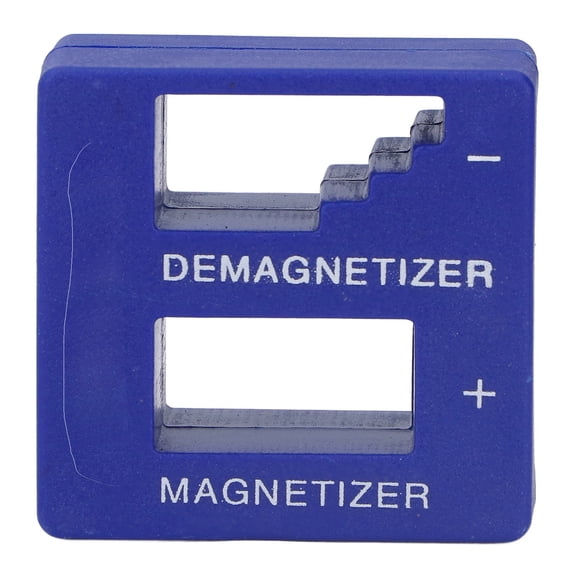 YAHHU Magnetizer Demagnetizer ABS Portable Tool for Screwdriver Bit Screw Nut Tweezers Blue 5.5 inches / 14 cm