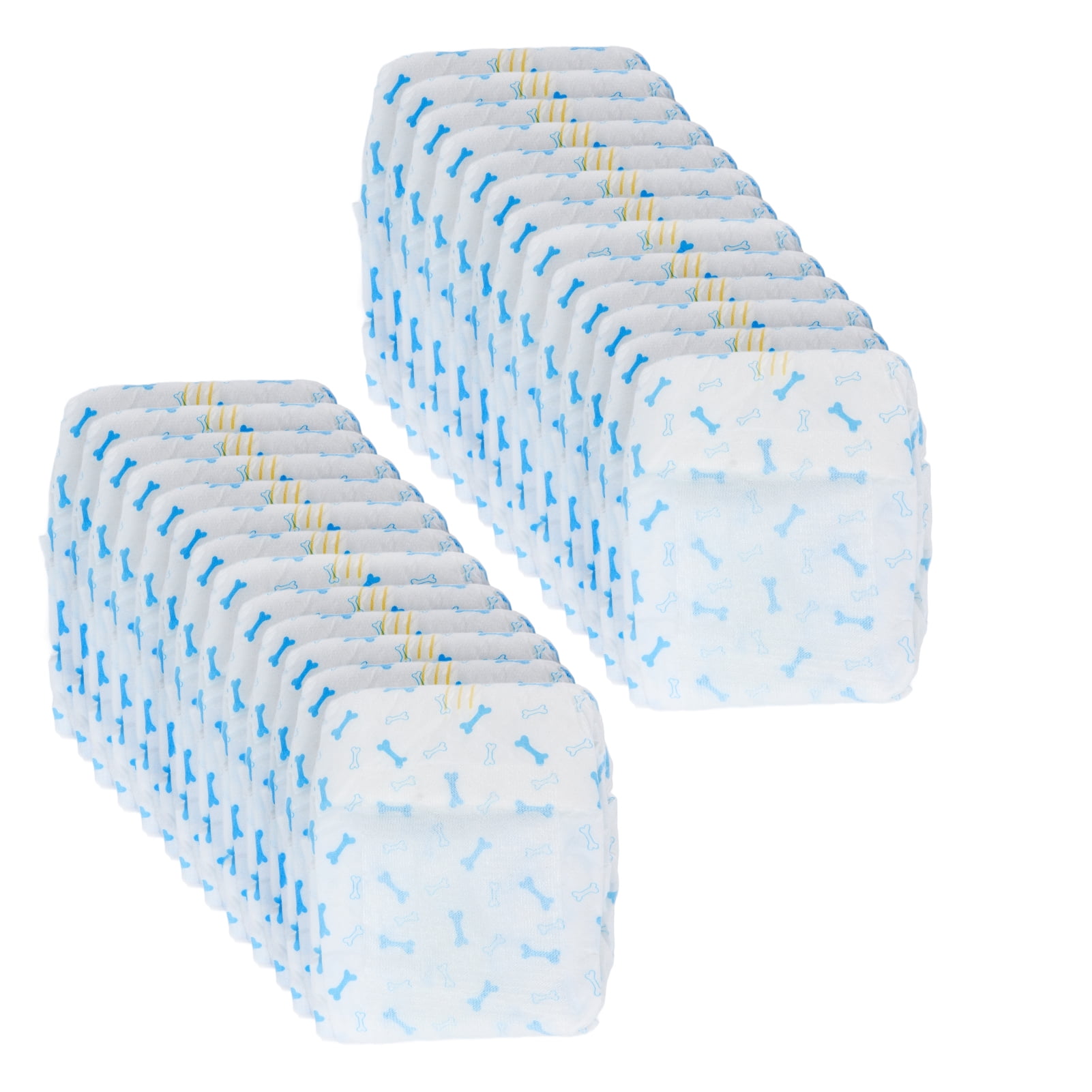 YAHHU Male Dog Diapers Bamboo Charcoal Disposable Belly Wrap Bands with Advanced Leaking Protection Odor Absorbent Extra Small XS 26 Count / 26 Pcs Pack
