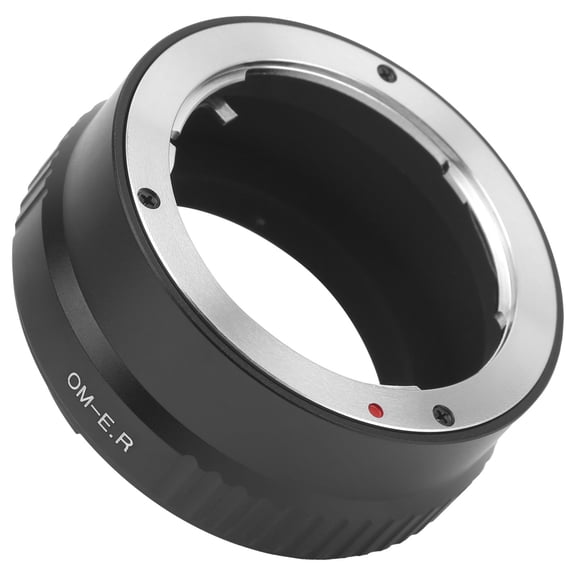 YAHHU Manual Focus Lens Mount Adapter Ring for OM Lens to RF Mount Cameras EOS R RP R5 R6 Lightweight Portable 3.15 inches / 8.0 cm