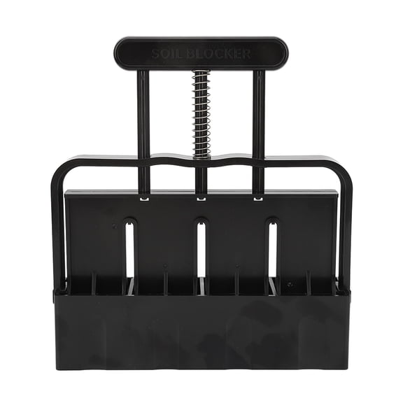 YAHHU Manual Soil Block Maker  ABS Soil Cubing Tool for Seed Starter Trays (1.91.9 Soil Blocks)