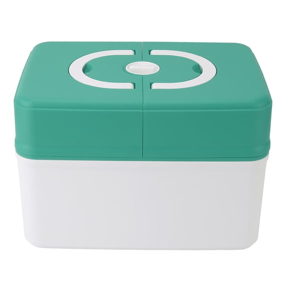 YAHHU Medicine Storage Box Emergency Supplies Organizer Medical Kit Container for Kindergarten School Home Green - Large Capacity First Aid Box (12.99 inches / 33 cm Length, 3.08 lbs / 1400 g)