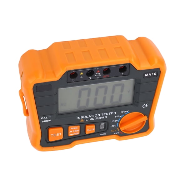 YAHHU Megohmmeter Digital Insulation Tester Resistance Meter LCD 1999 Counts for Measurement[cite: 1]