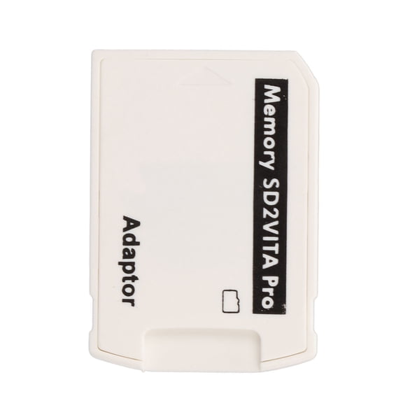 YAHHU Memory Card Adapter for SD2VITA PS Vita Storage Game Card Adapter for HENkaku Enso 3.60 System Compatible with PS Vita 1000 2000 Micro SD Slot 5 inches / 12.7 cm White