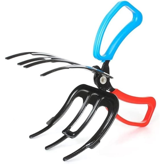 YAHHU Metal Three-Tooth Fish Gripper Pliers  Portable Hook Removal Tool for Freshwater & Saltwater Fishing, Eco-Friendly, Durable, One-Hand Operation