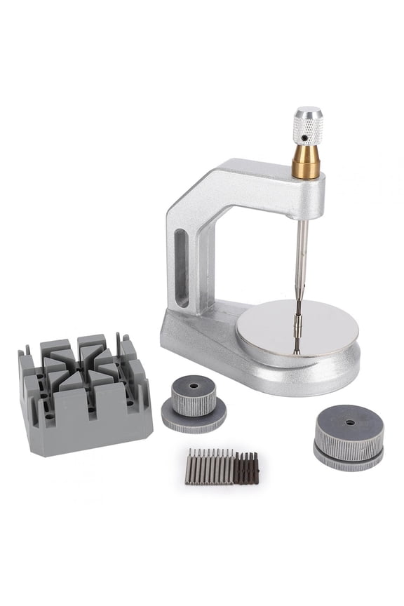 Metal Watch Band Strap Adjusting Removing Machine Watch Repairing Tool Kit with Replacement Heads, 5.2 inches / 13.3 cm