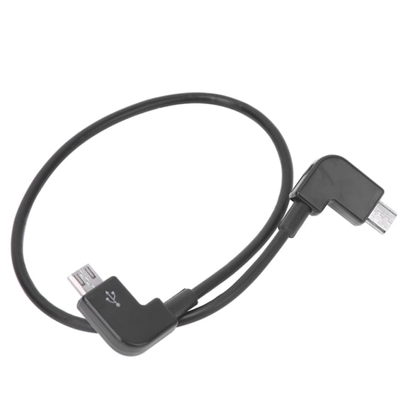 YAHHU Micro USB to Micro USB Cable Data Connector Accessory for DJI Mavic Mini Drone Remote Control Replacement Part 11.4 inches / 29 cm Black