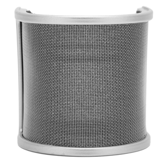 YAHHU Microphone Windscreen U Shape Prevents Spraying Reduce Plosive Noise Handheld Mic Shield Mask for Recording, 2.6 inches / 6.6 cm