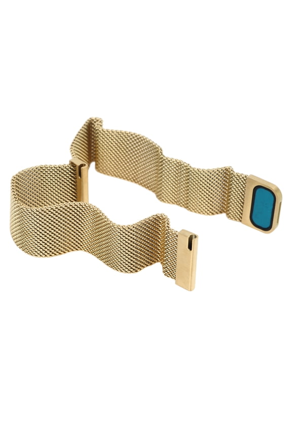 Milanese Loop Replacement Watchband for HUAWEI GT2 18mm Stainless Steel Wristband, Premium Classic Metal Strap Quick Release Bars Included, Universal Luxurious Gold Finish (18mm / 0.71 inches)