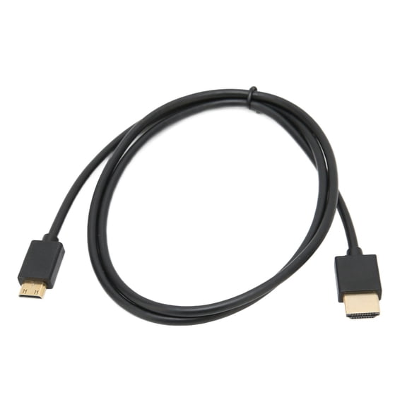 YAHHU Mini HD Cable 3.28 ft / 1m High Definition 4K Multimedia Interface Adapter Black