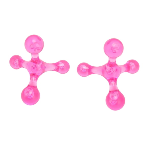 YAHHU Mini Handheld Arch Massager 2Pack 4Ball Acupressure Roller for Neck, Shoulders, Legs & Feet, Portable Relaxation Tool