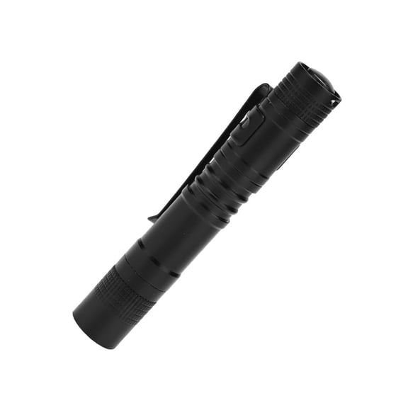 YAHHU Mini Handheld LED Flashlight 150 Lumens Pocket Torch with Clip Small Flashlight for Outdoor Camping Hiking Emergency Everyday Use Battery Powered Pen Light Black 3.5 inches