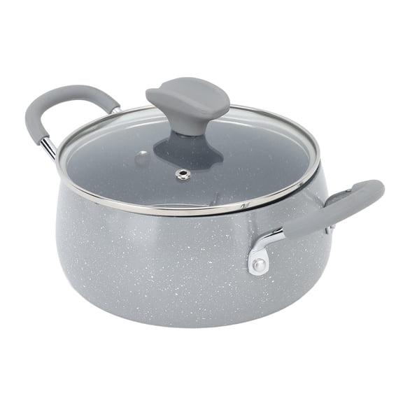 YAHHU Mini Japanese DualHandle Deep Fryer Pot with Lid & Oil Drip Rack 8.66" x 11.81" Ideal for Tempura, Fries & More