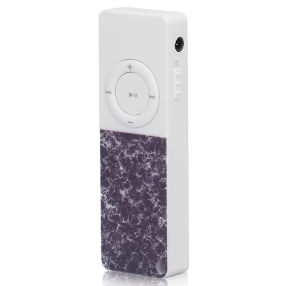 YAHHU Mini MP3 Player, Slim Classic Multifunction HiFi Lossless Sound Portable Music Player, Supports Up to 64GB Micro SD, Built-in 180mAh Battery, Perfect for Students, Black (3.54 in / 9 cm)