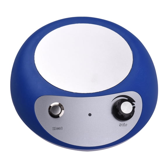 YAHHU Mini Magnetic Stirrer Hot Plate Mixer Heating Stirring Machine Speed Adjusting with Stir Bar 2000ml Capacity for Laboratory Kitchen Homebrew, EU Plug
