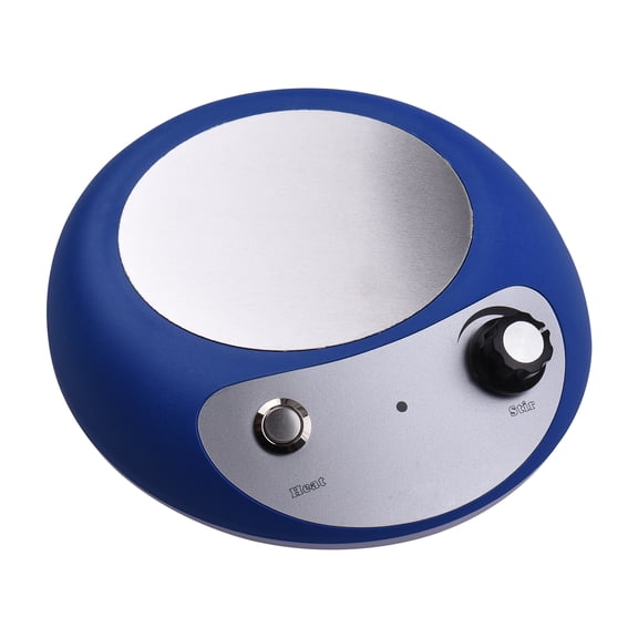 YAHHU Mini Magnetic Stirrer Hot Plate Mixer Heating Stirring Machine Speed Adjusting with Stir Bar 2000ml Capacity for Laboratory Kitchen Homebrew, US Plug