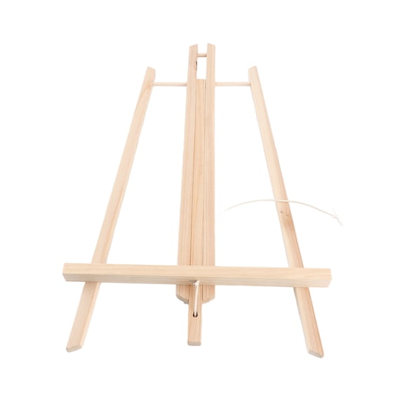 YAHHU Mini Portable Wooden Art Easel Stand Tabletop Painting Display Stand Art Supplies 19.68 inches / 50 cm