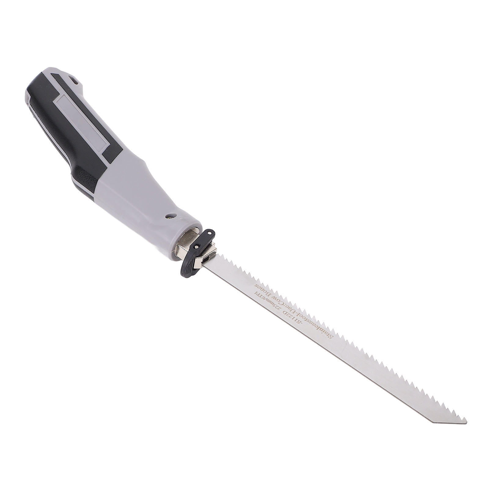YAHHU Mini Reciprocating Saw Set – 2 Stainless Steel Fine‑Tooth Blades with Ergonomic Handle for Drywall, Plywood, Plastic & More