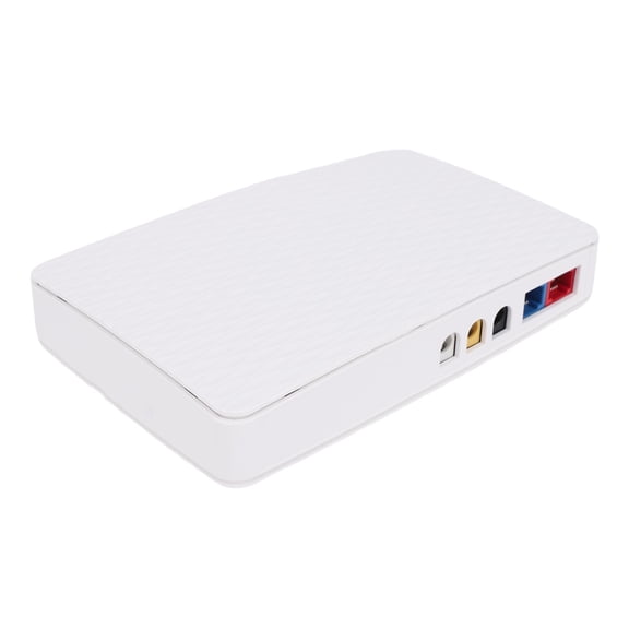 YAHHU Mini UPS 8000mAh Uninterruptible Power Supply Battery Backup for Access Control Camera White US Plug