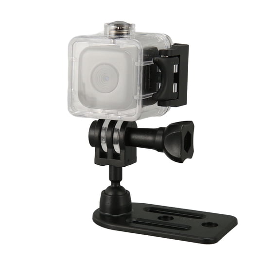 YAHHU Mini Waterproof Camera HD 1080P Infrared Night Vision Multifunctional Mini Action Camera DV Camera for Outdoor Sports, Bracket Included, 4.33 inches / 11 cm, Black