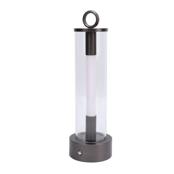 YAHHU Modern Portable Metal LED Table Lamp Touch Sensor Control USB Rechargeable Cordless 2000mAh Dimmable Desk Lamp for Bedside Camping Night Light (2.8x9.1 inches / 7x23.2 cm)