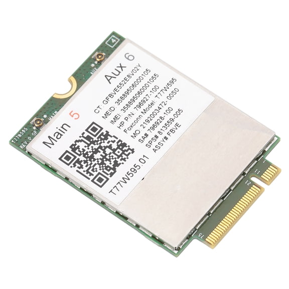 YAHHU Modulator Demodulator for HP LT4120 Snapdragon X5 T77W595 4G LTE WWAN M.2 Modem Module WiFi Network Card Broadband Adapter 150Mbps FDD LTE for EliteBook ZBook ProBook[cite: 1]