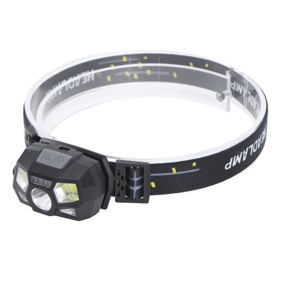 YAHHU Motion Sensor Head Lamp Rechargeable Waterproof Headlight for Outdoor Night Camping Fishing Running Super Bright LED Flashlight Adjustable Strap