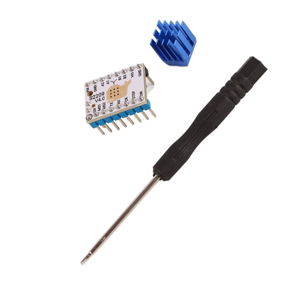 YAHHU Motor Driver Compatible TMC2209 Ultra-Quiet Stepper Drive with Heatsink for 3D Printer