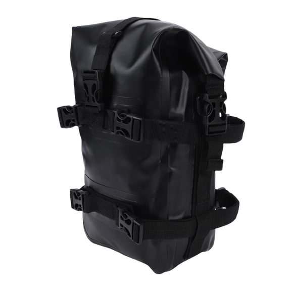 YAHHU Motorcycle Crash Bar Bag Waterproof 8L Soft Side Frame Saddlebag with Adjustable Shoulder Strap Riding Accessory Black