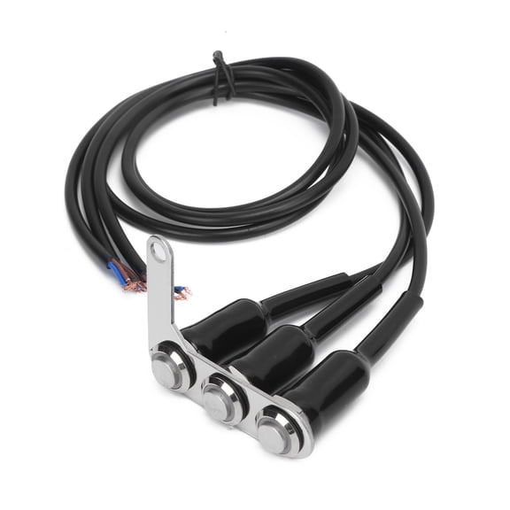 YAHHU Motorcycle Handlebar Switch LED ON OFF Button IP65 Waterproof for Headlight Horn Turn Signal