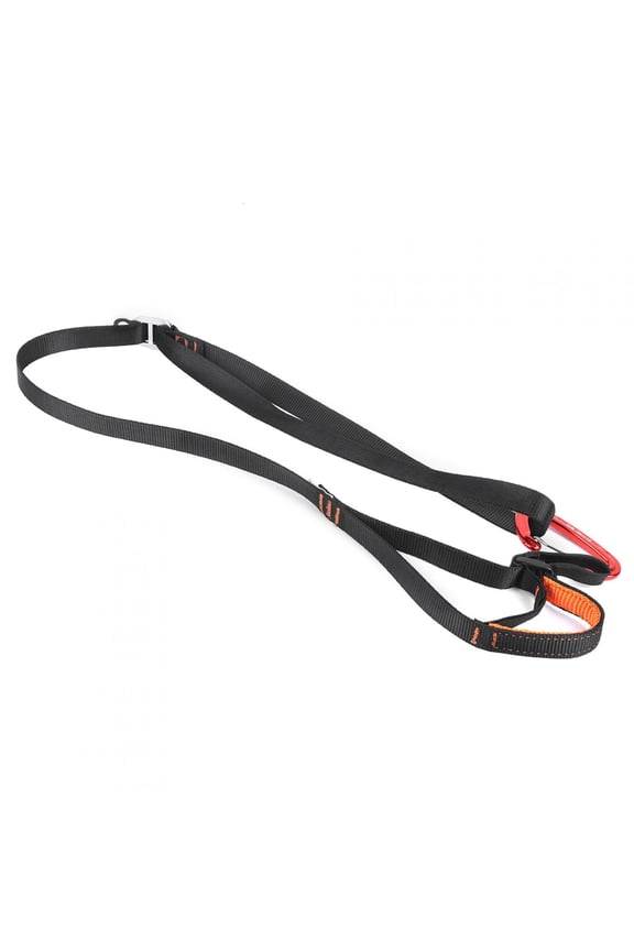 Mountaineering Ascending Pedal Belt Rock Climbing Riser Rope Equipment Outdoor Accessory - Premium Polyester 15KN Tension Support, 5.5 inches / 14 cm