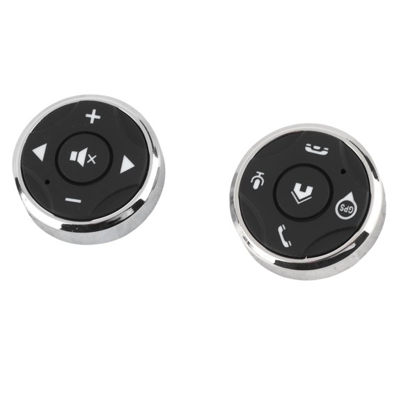 YAHHU Multifunction Steering Wheel Button USB Rechargeable Controller for Android Multimedia Player Silver