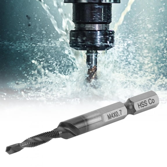 YAHHU Multifunctional Compound Tap Screwdriver Drilling and Tapping Integrated Drill Bit Set M4 X 0.7