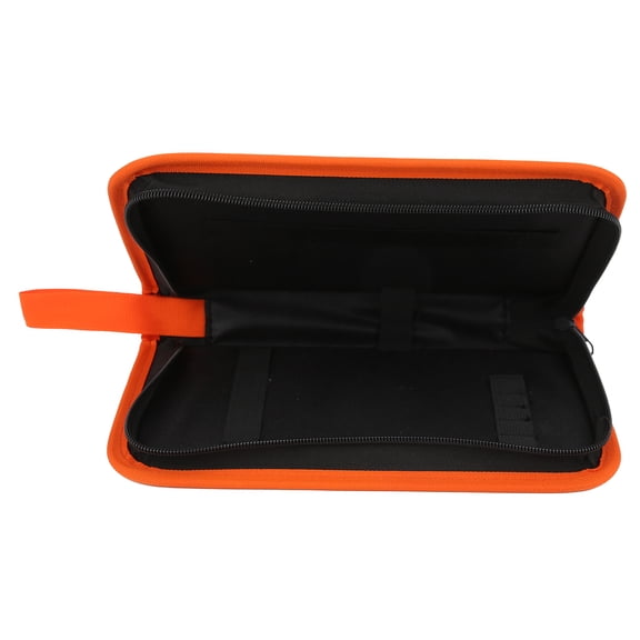 YAHHU Multifunctional Guitar Tool Bag Portable Storage Case for Repair Maintenance Cleaning Kit, PU Material, Orange, 10.4 x 6.2 x 1.2 inches / 26.5 x 15.8 x 3 cm