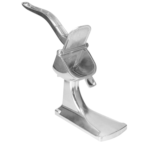 YAHHU Multifunctional Heavy-Duty Aluminum Alloy Manual Citrus Juicer Hand-Press Squeezer Tool for Lemon and Orange Extraction, Silver, 9.1 inches / 23 cm
