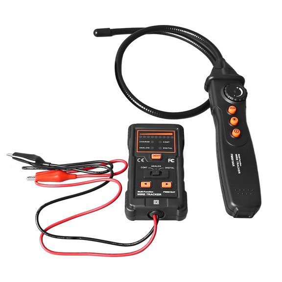 YAHHU Multifunctional Line Finder Digital Analog Dual Mode Wire Tracer with Breakpoint Test Cable Tester PM6819A Electrical Detector Tool Kit (21.7 in / 55 cm Antenna, 2m Depth)