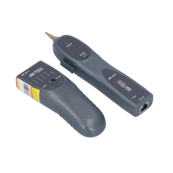 YAHHU NF-811 Portable Network Cable Tester Kit and Line Finder for Power Electrical Wiring, Advanced Detection Instrument with RJ11 RJ45 Connectivity (9.45 inches / 24.00 cm)